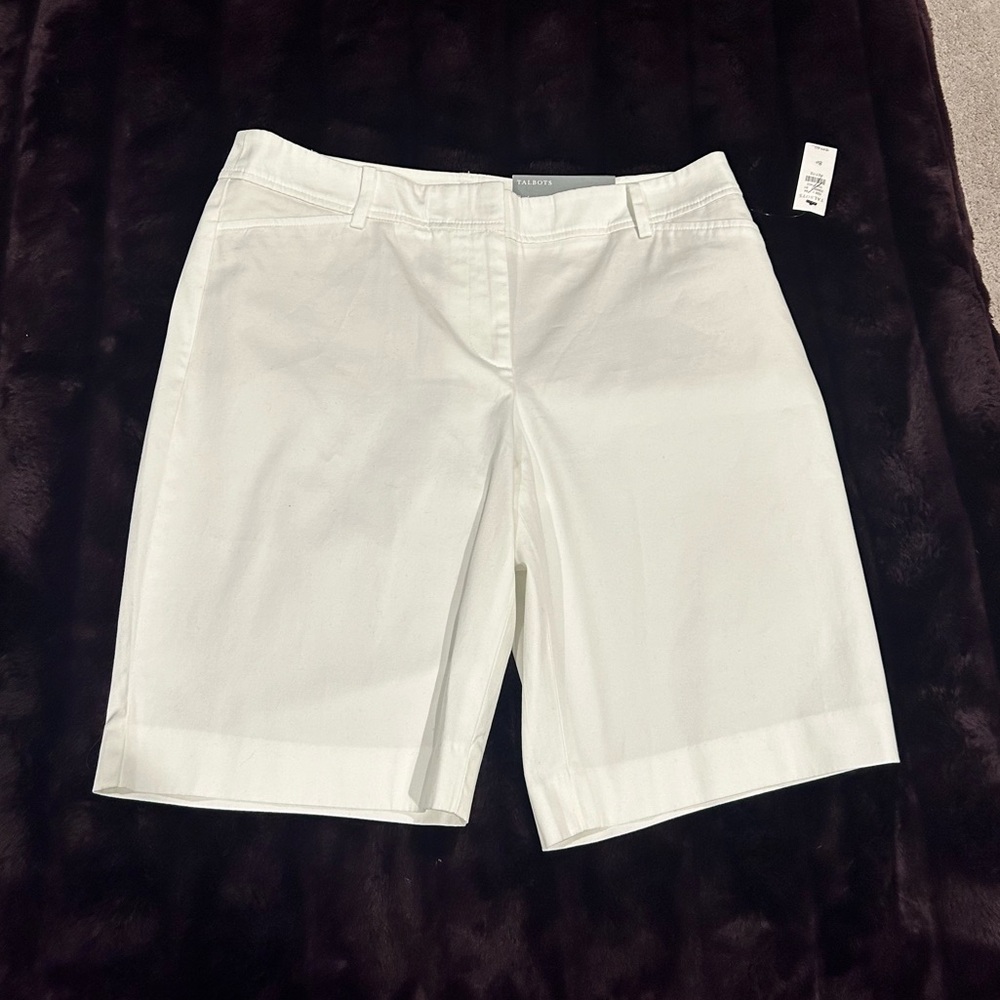 NWT Talbots Size 8 Petite Perfect 9.5” Shorts